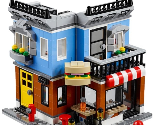Bausatz Lego-Eckhaus