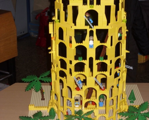 Bausatz Lego-Turm zu Babel