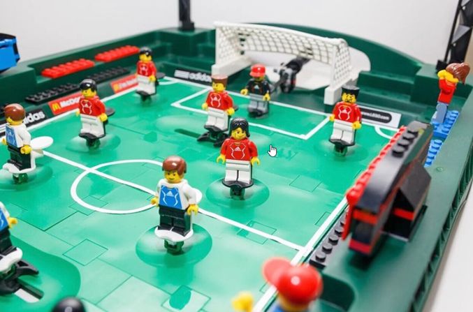 Bausatz Lego Soccer-Stadion