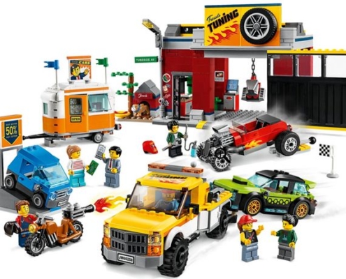 Bausat Lego Tuning-Werkstatt